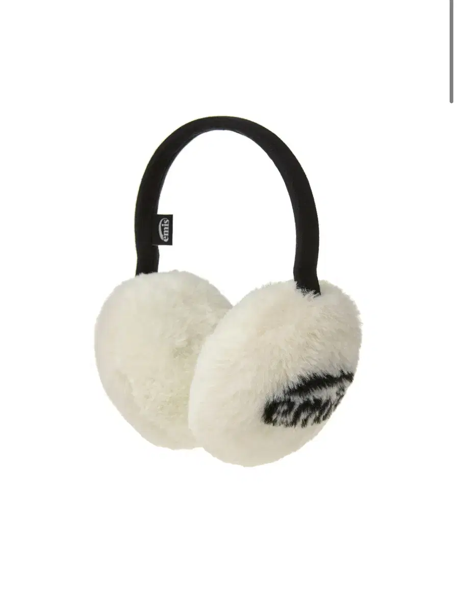 LOGO JACQUARD EAR MUFF (RENEWAL)-WHITE